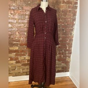 Zara plaid dress